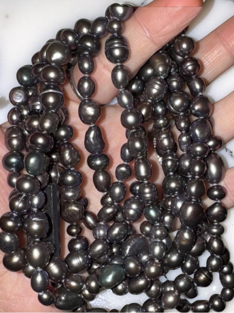 Honora Long Peacock Pearl Necklace - Picture 5 of 7